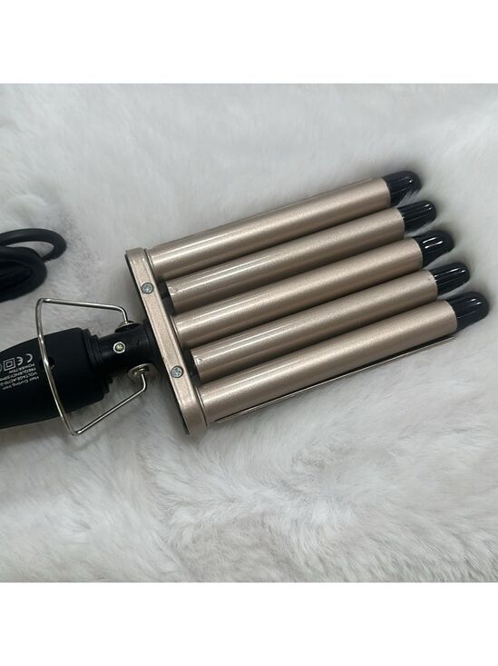 Perfson Hair Curling Iron 5 Barrel Curling Wand Gold Brown) main image 12